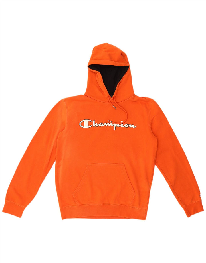 Champion Herren-Kapuzenpullover mit Grafik, mittelorange