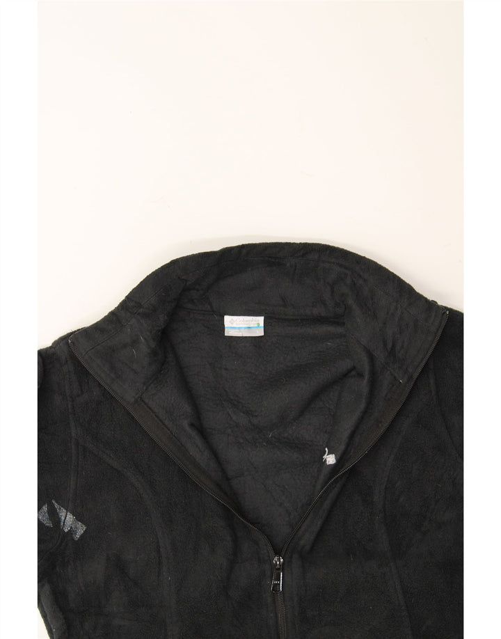 COLUMBIA Womens Fleece Jacket UK 16 Large Grey Polyester Vintage Columbia and Second-Hand Columbia from Messina Hembry 