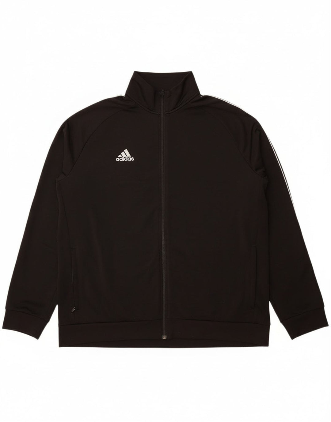Adidas Herren Trainingsanzug Top Jacke 2XL Schwarz Polyester