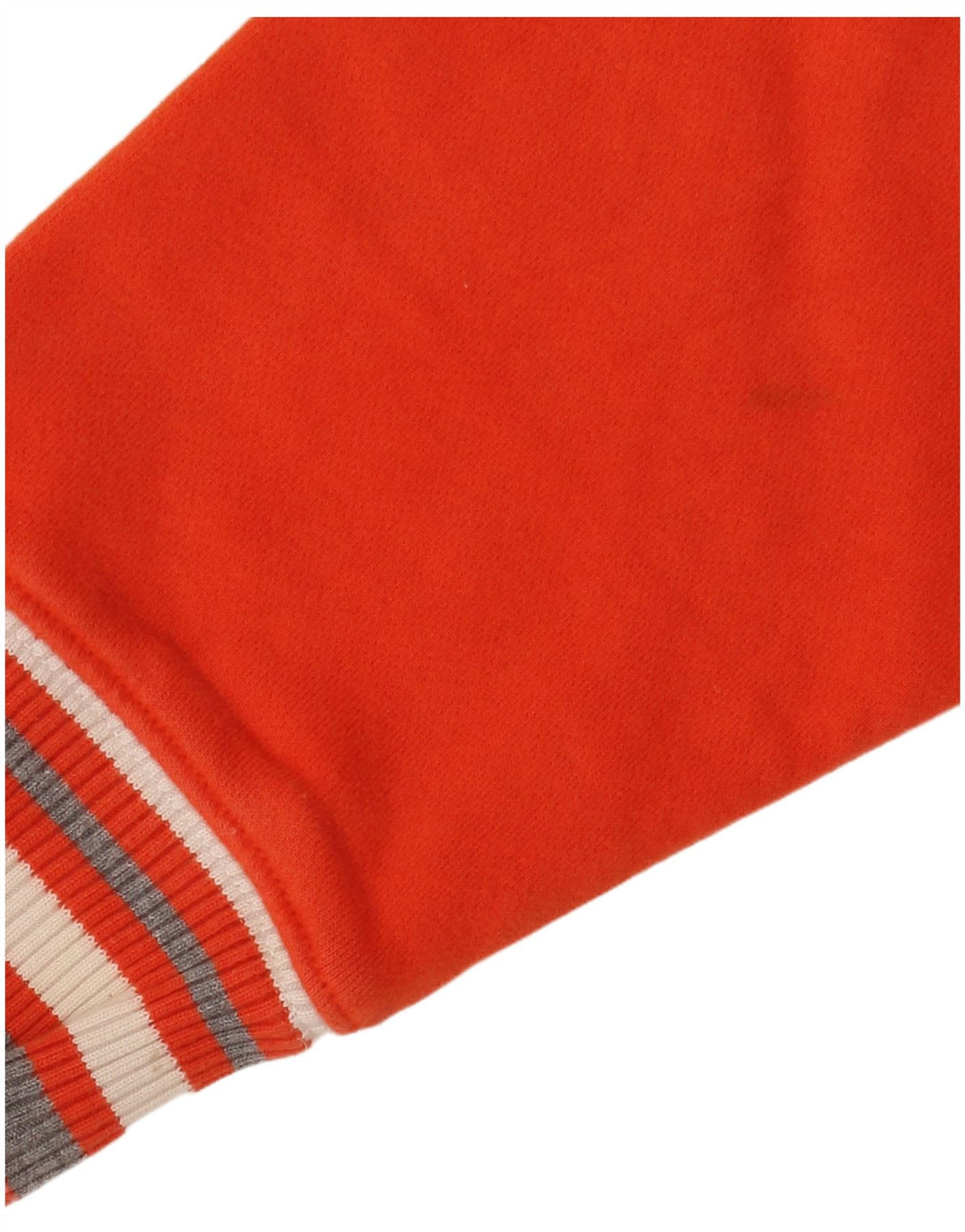 Fila Herren-Trainingsanzugoberteil, große orangefarbene Blockfarben-Baumwolle