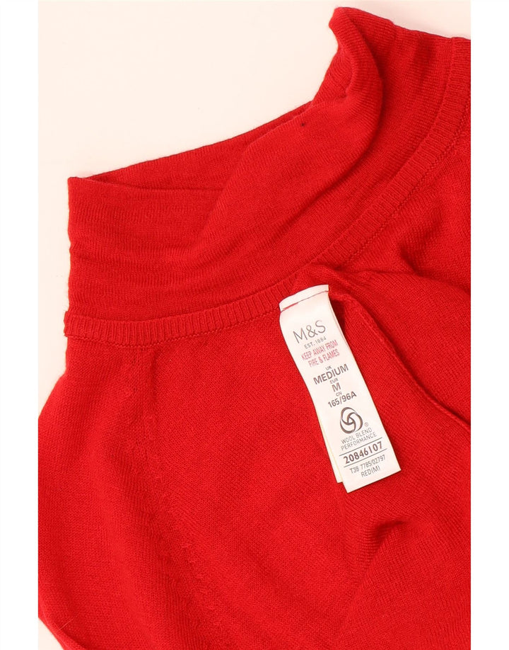 Marks & SPENCER Rollkragenpullover für Damen, Gr. 12, mittelrot