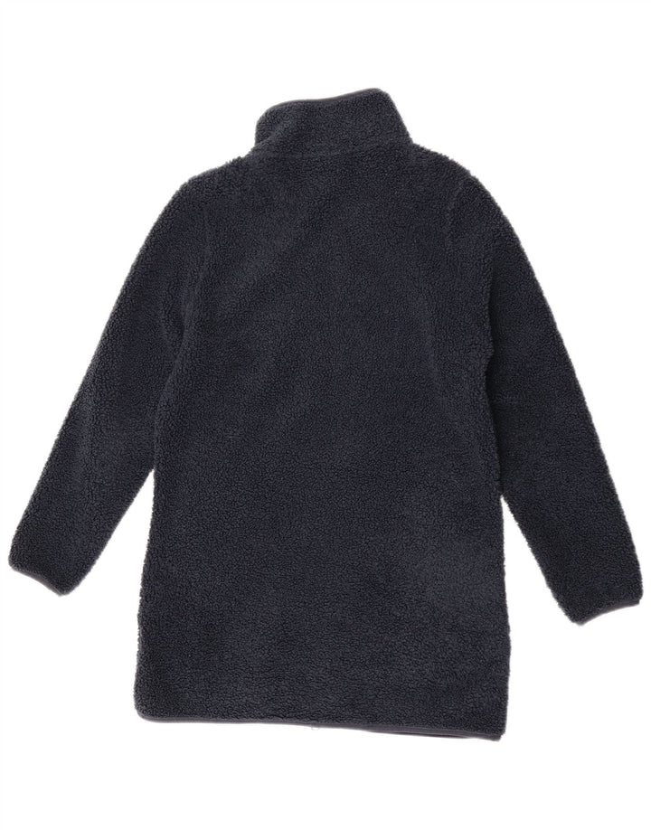 Jack Wolfskin Damen Longline Fleecejacke UK 8/10 Small Marineblau