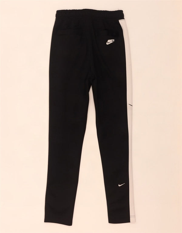 Nike Herren-Trainingshose mit Swoosh-Logo, Größe S, Schwarz, Farbblock-Polyester