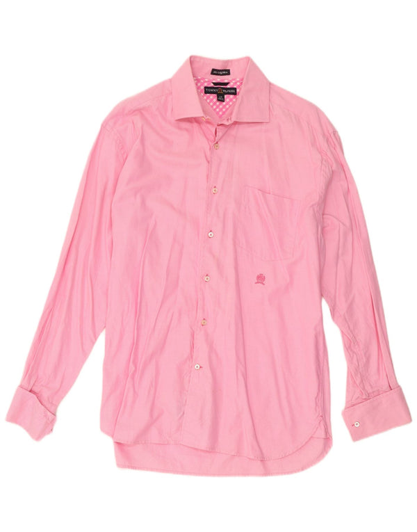Tommy Hilfiger Herren Polohemd Groß Pink Baumwolle