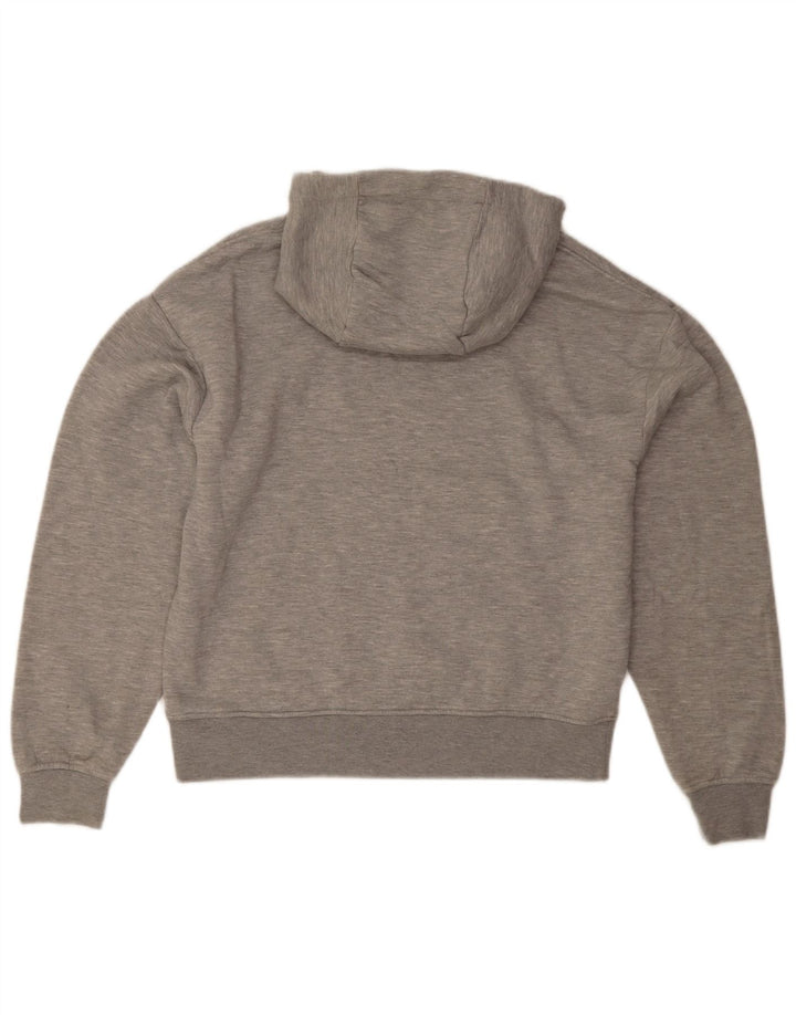 Zara Herren-Kapuzenpullover, klein, grau geflecktes Polyester