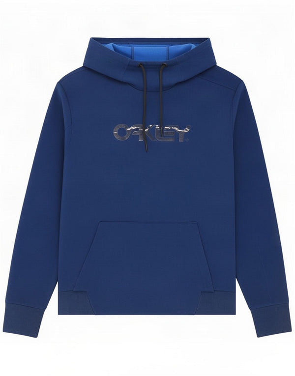 Oakley Mens Graphic Regular Fit Hoodie Jumper Medium Navy Blue