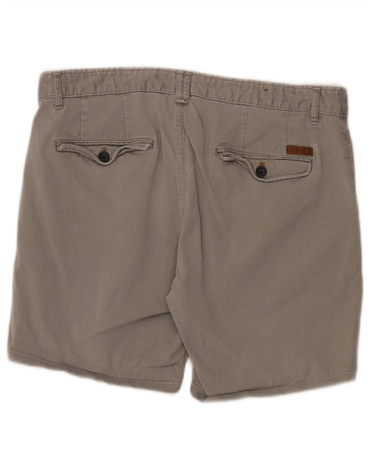 Zara Herren Chinoshorts EU 42 Large W32 Grau