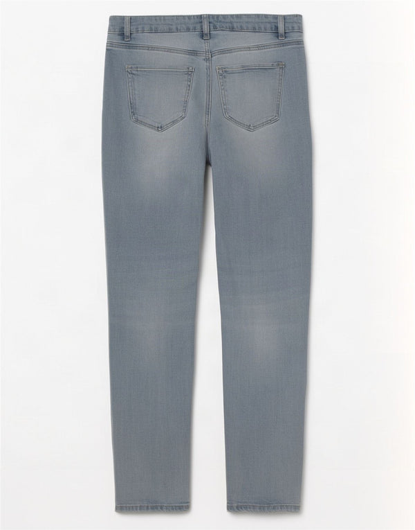 M&Co Damen Slim Jeans UK 14 Large W32 L29 Blaue Baumwolle