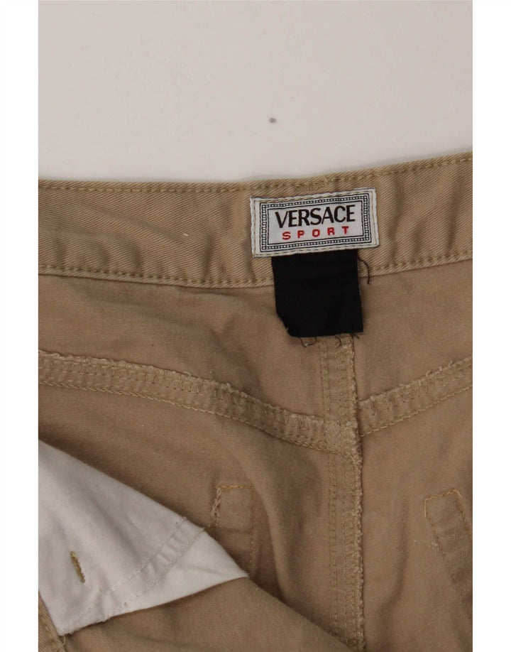 Versace Herren gerade Freizeithose W31 L30 Beige