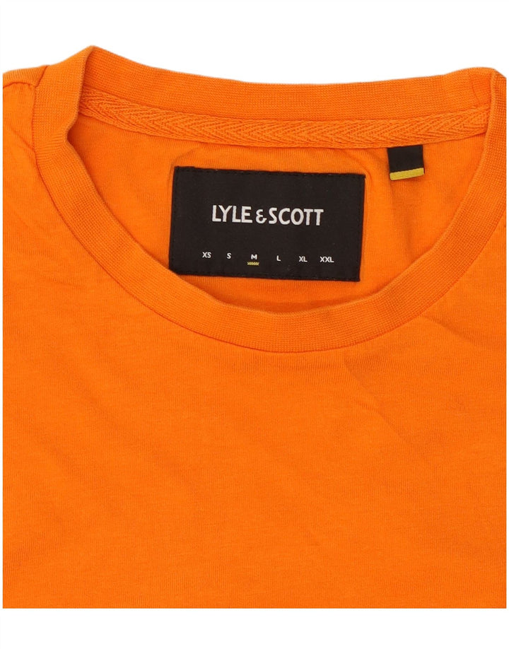 Lyle & Scott Herren T-Shirt Top Mittelorange