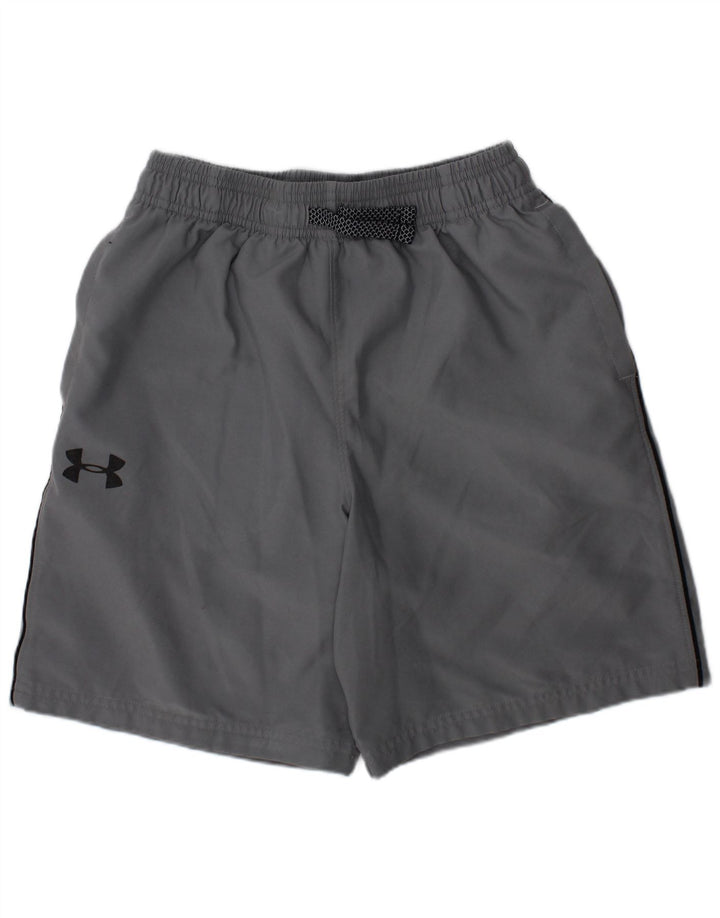 Under Armour Jungen Graphic Sport Shorts 10–11 Jahre Mittelgrau Sport