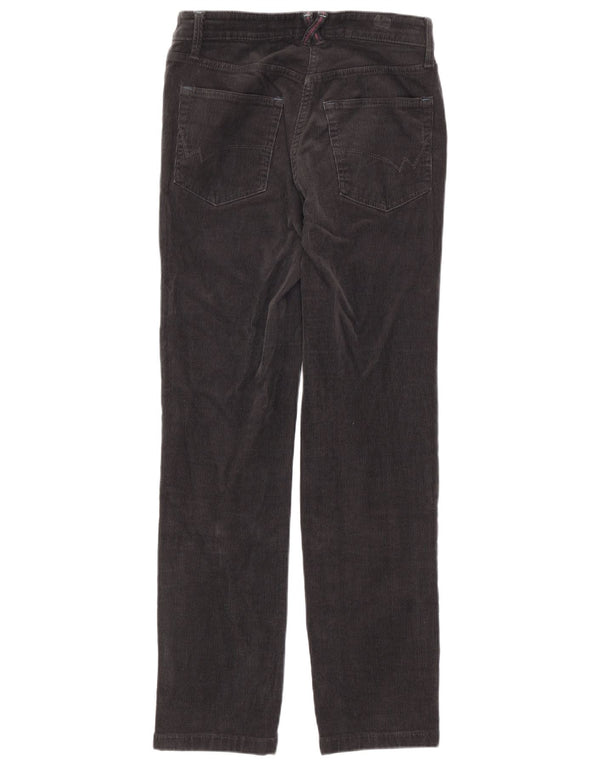 White Stuff Womens Straight Corduroy Trousers UK 8 Small W28 L28 Grey