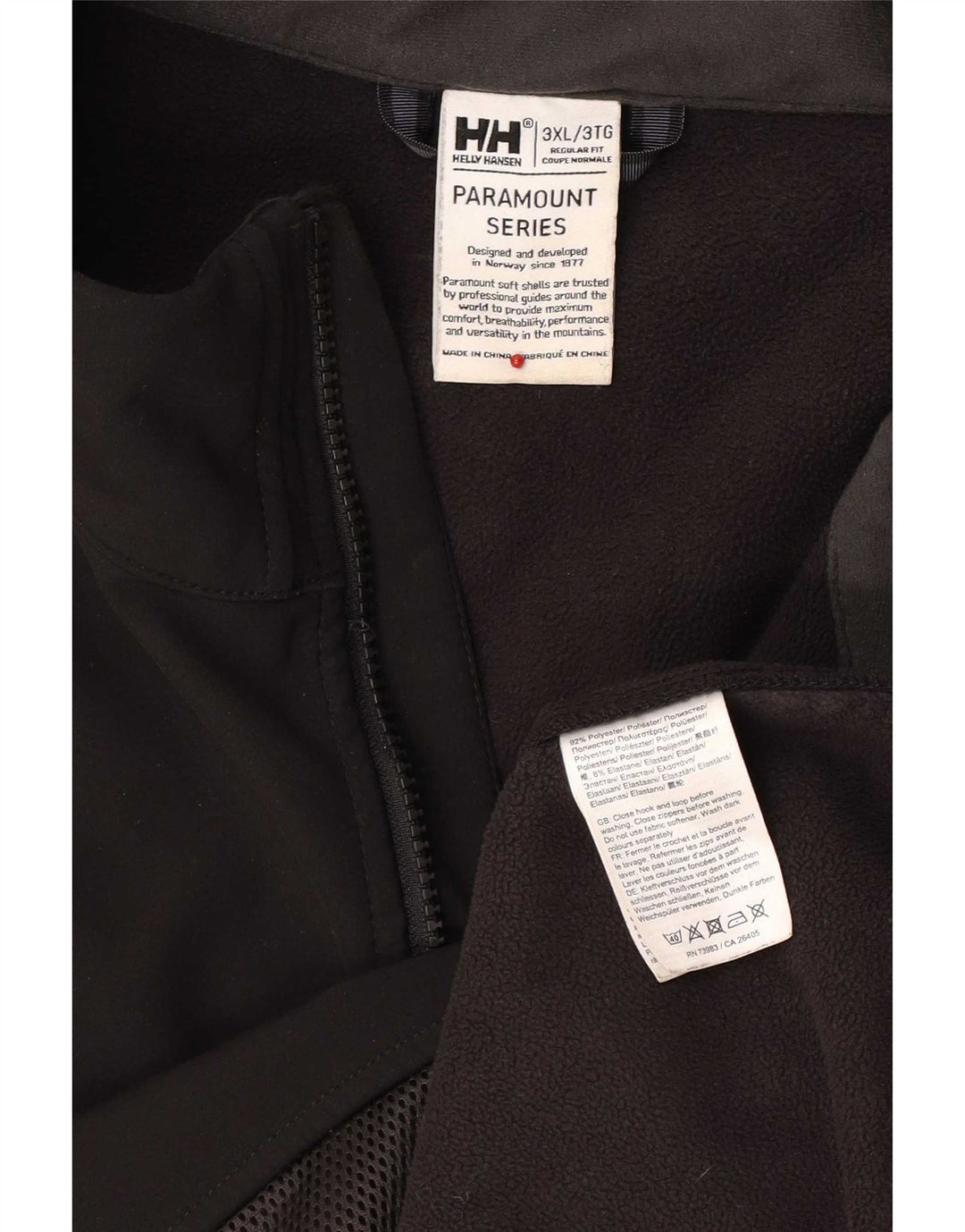 Helly Hansen Herren Regular Fit Windjacke UK 46 3XL Schwarz Polyester
