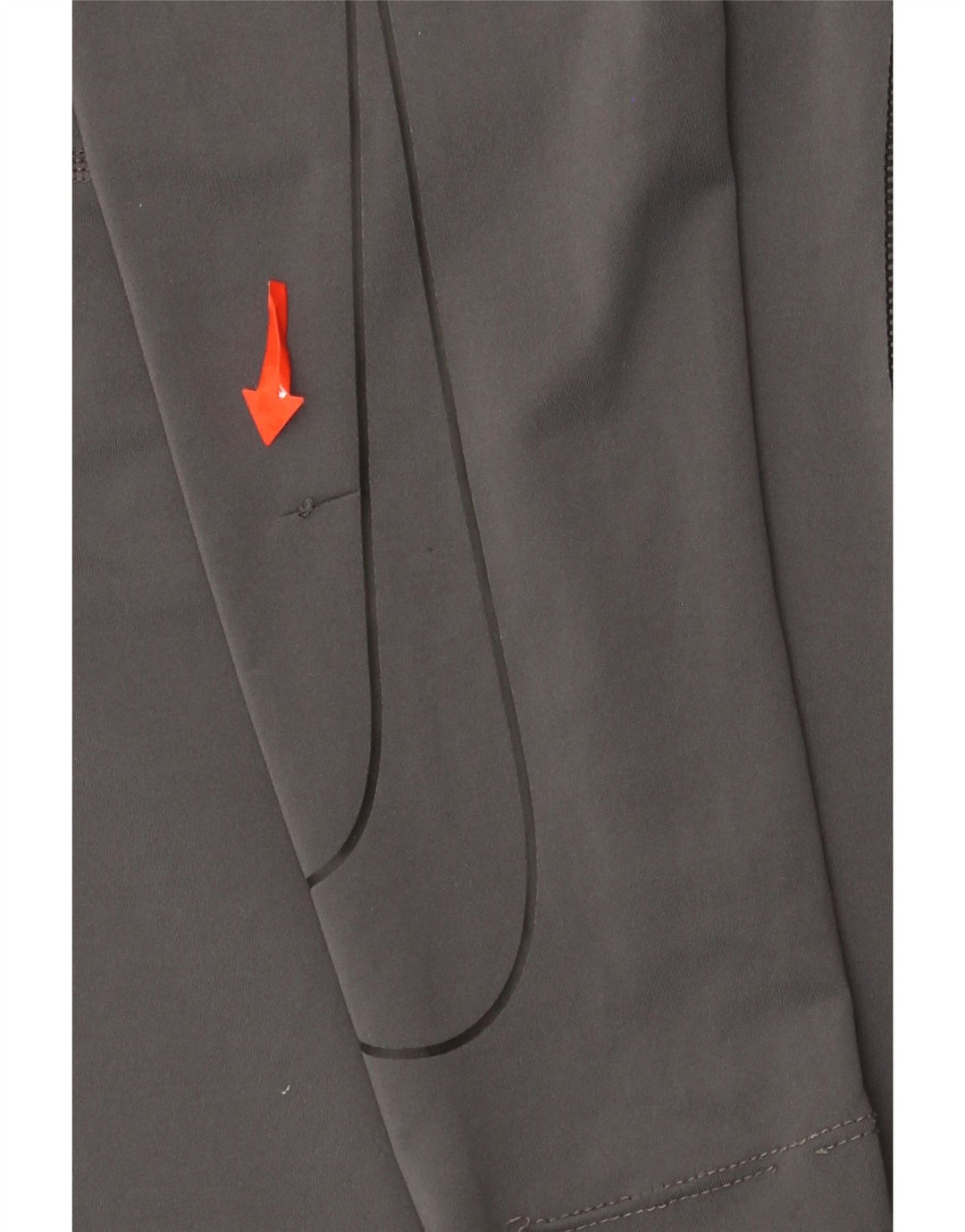 Nike Herren Dri Fit Top Langarm Mittelgraues Polyester