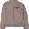 Nike Damen-Trainingsanzug-Top-Jacke UK 16/18 XL Graues Colourblock-Polyester