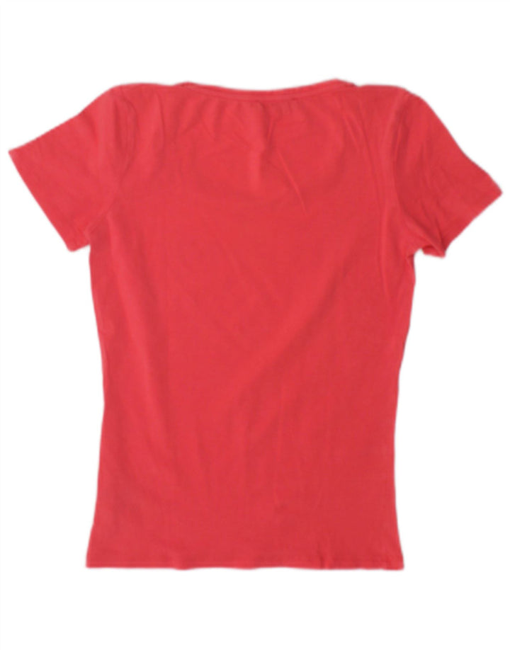 Lee Damen-T-Shirt mit Grafik, UK 12, mittelrosa, Baumwolle