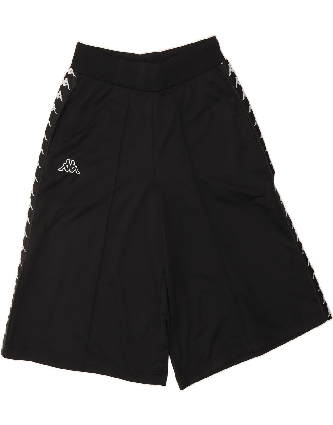 KAPPA Mens Graphic Bermuda Sport Shorts Small  Black Polyester Vintage Kappa and Second-Hand Kappa from Messina Hembry 
