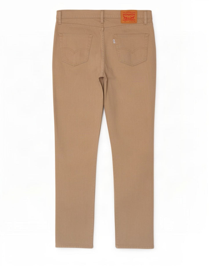 Levi's Herren 511 Slim Jeans W32 L32 Beige Baumwolle