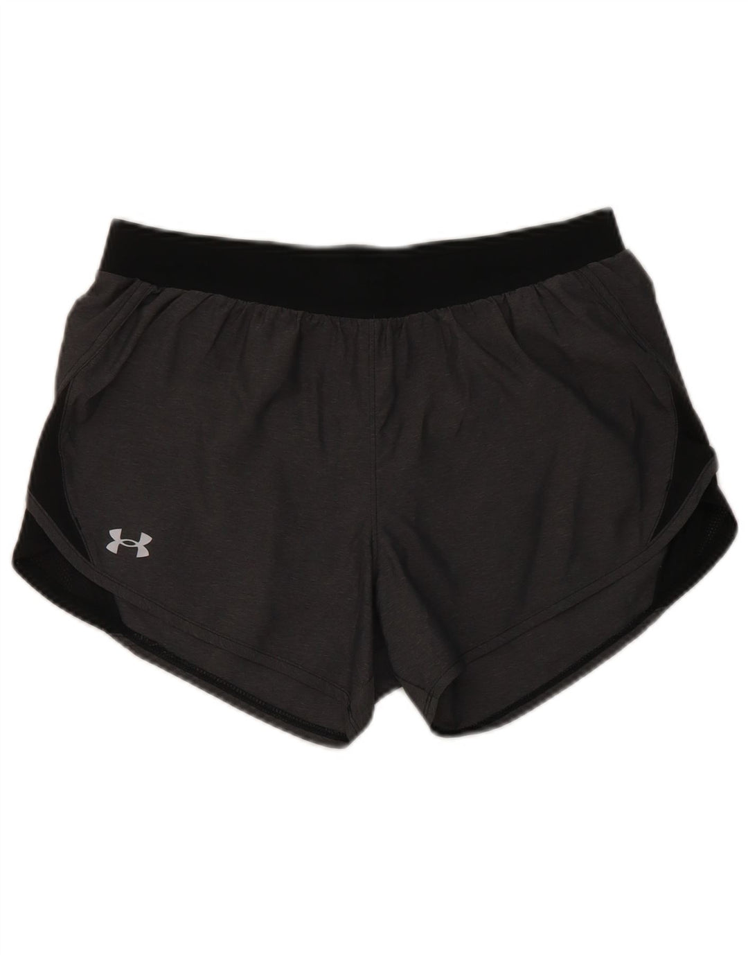 Under Armour Damen Heat Gear Sportshorts UK 14 Mittelgraues Polyester