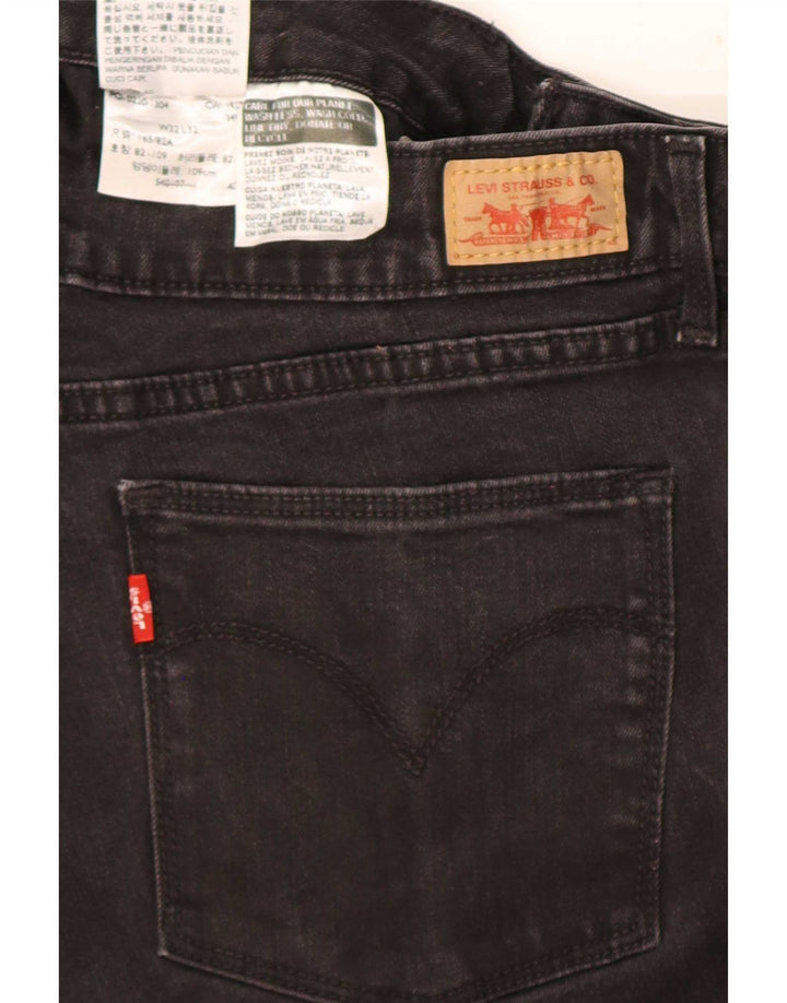 Levi's Damen Skinny Jeans W32 L32 Schwarze Baumwolle