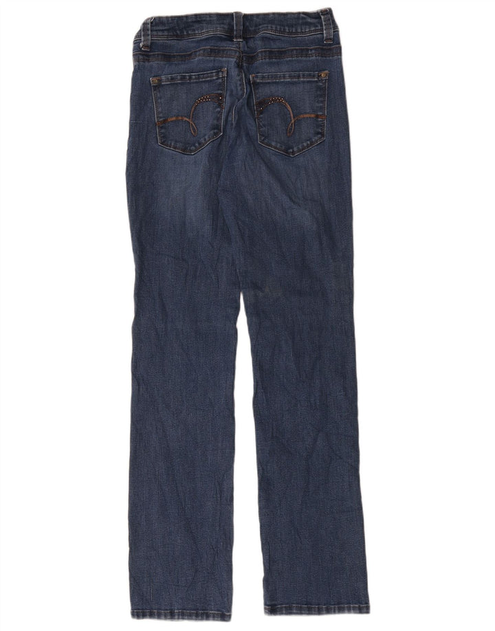 Lee Damen Straight Jeans US 4 Small W28 L30 Blaue Baumwolle
