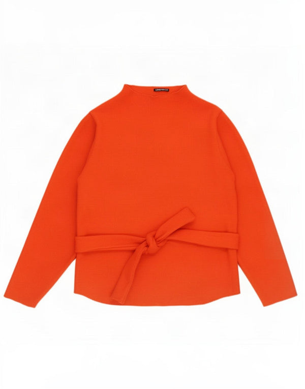 Zara Damen-Pullover mit Rollkragen, übergroß, Gr. 10, Größe S, Orange