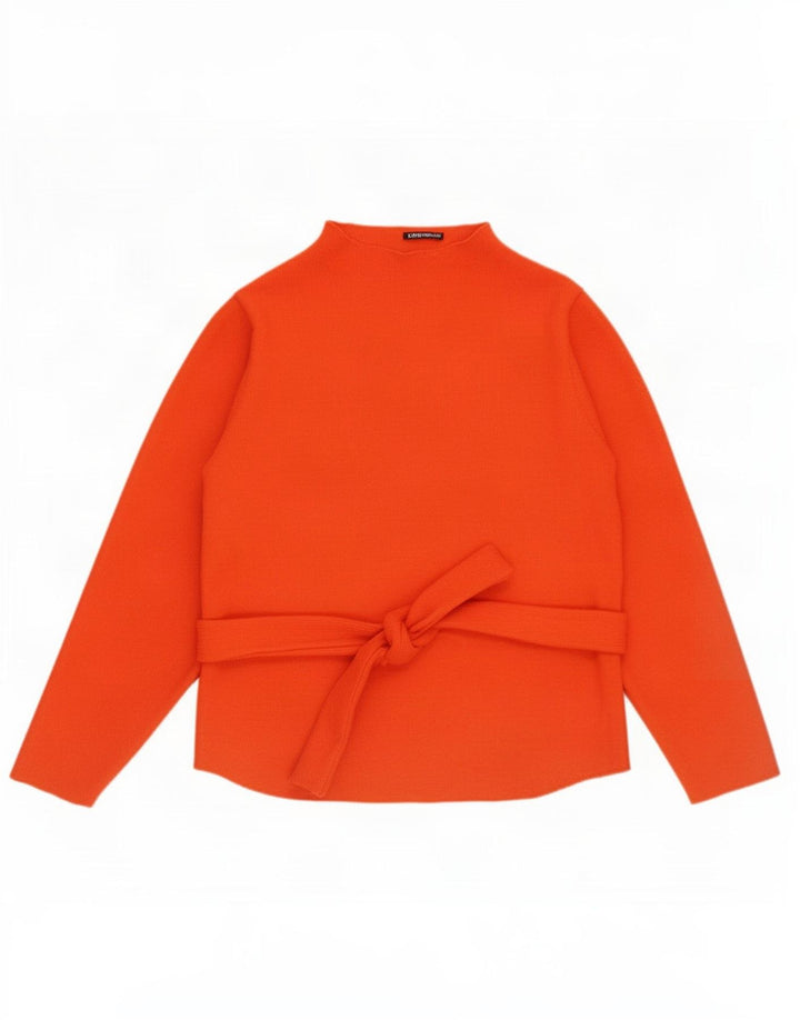 Zara Damen-Pullover mit Rollkragen, übergroß, Gr. 10, Größe S, Orange