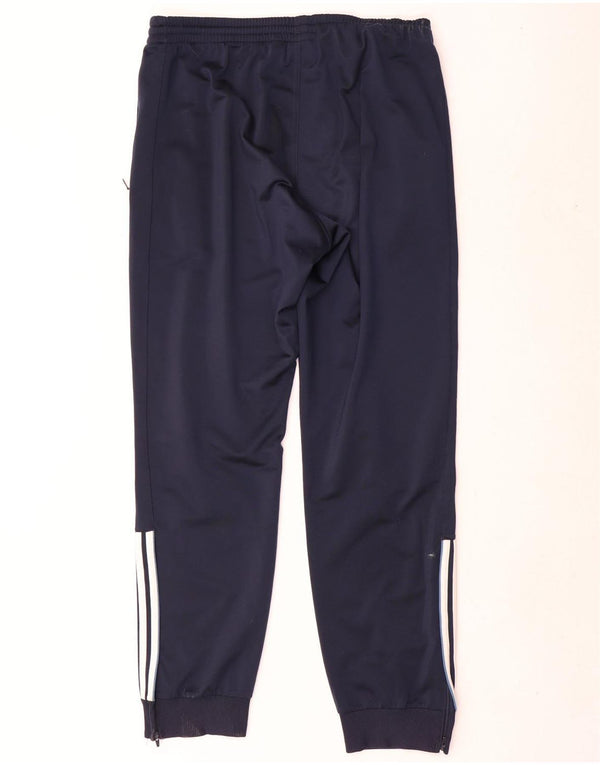 Adidas Herren Trainingshose Jogger UK 42/44 Large Marineblau Polyester