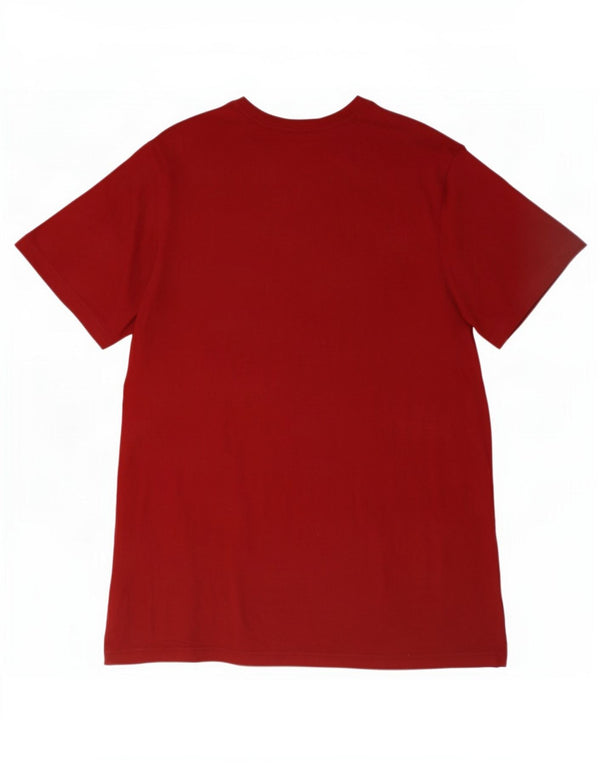 Adidas Herren Grafik T-Shirt Top XL Rot Baumwolle