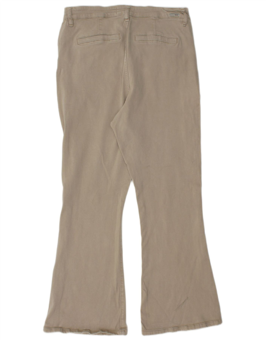 BKE Damen Bootcut Jeans W33 L28 Beige Baumwolle