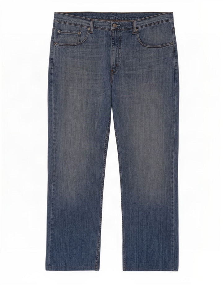 Levi's Herren 752 Straight Jeans W36 L31 Blaue Baumwolle