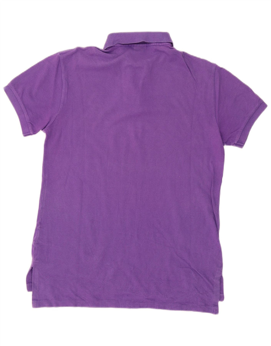 POLO RALPH LAUREN Herren-Poloshirt mit individueller Passform, mittelviolette Baumwolle