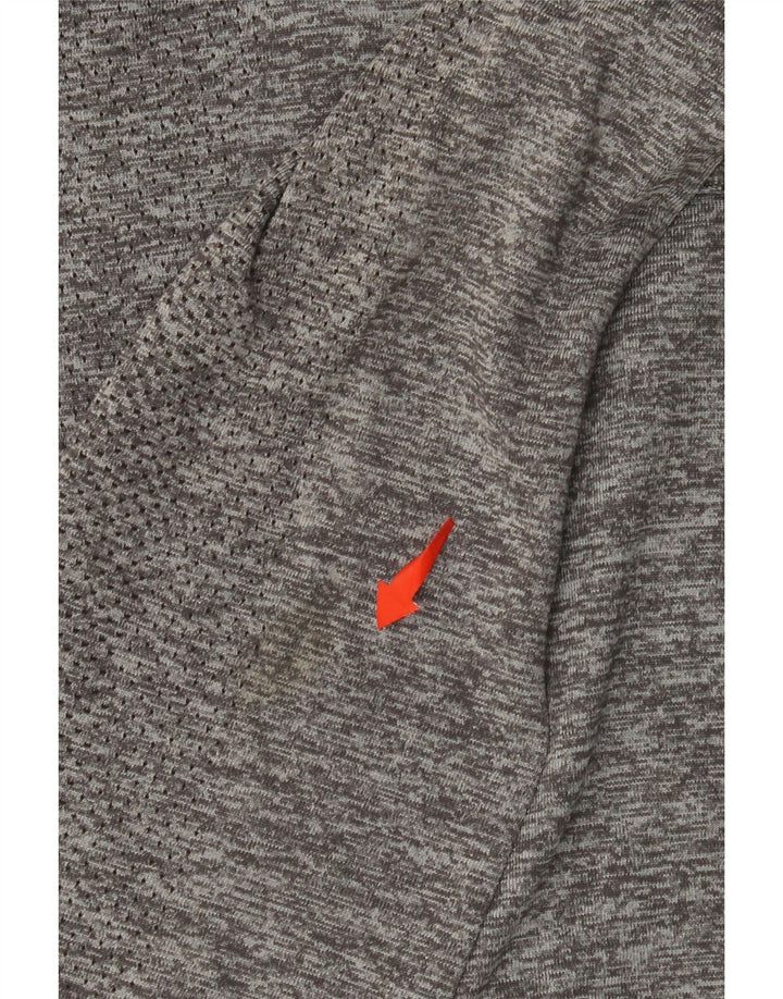 EDDIE BAUER Herren-Pullover-Trainingsanzugoberteil mit Reißverschluss, XL, grau meliert