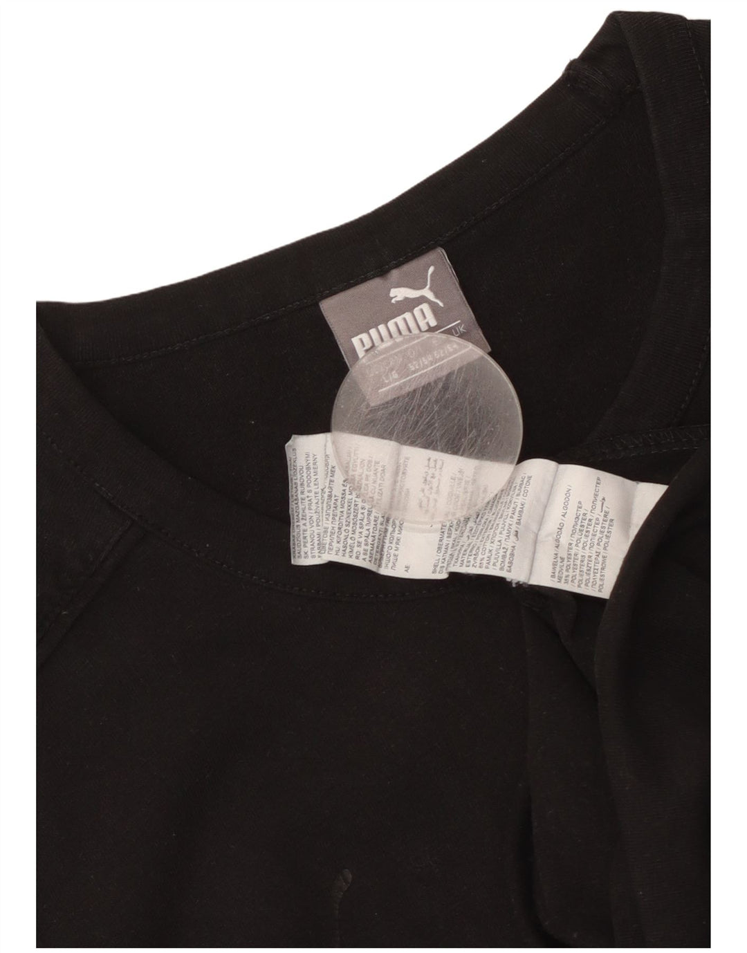 PUMA Herren BVB Dortmund T-Shirt Top Large Schwarz Baumwolle