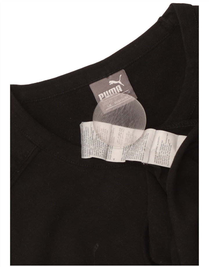 PUMA Herren BVB Dortmund T-Shirt Top Large Schwarz Baumwolle