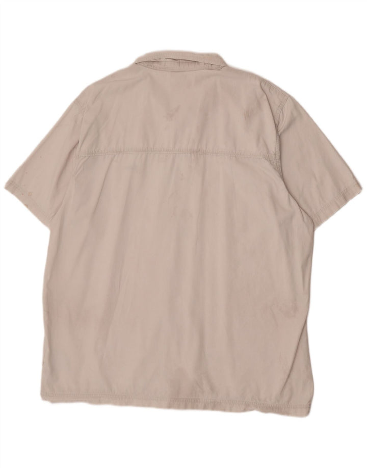 Adidas Herren Kurzarmshirt 2XL Weiße Baumwolle