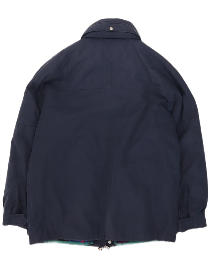 Fila Herren-Utility-Jacke mit Kapuze, UK 40, groß, marineblau, Polyester
