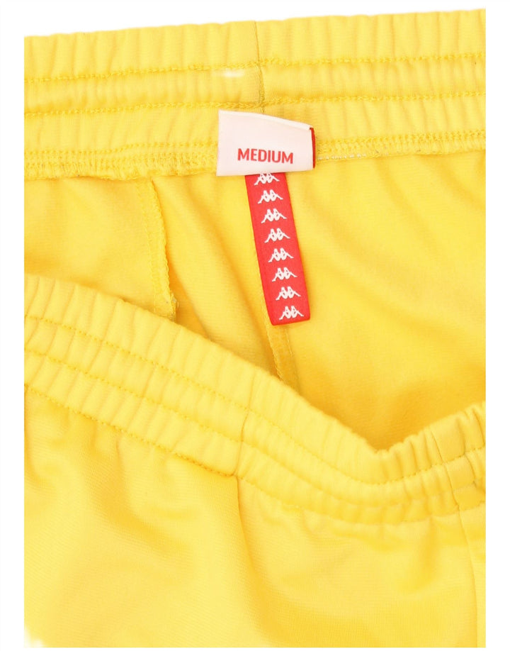 Kappa Herren Graphic Sport Shorts Mittelgelbes Polyester