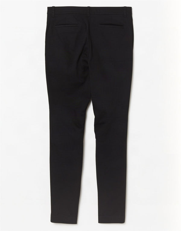 Massimo Dutti Damen Skinny Chino-Hose W34 L29 Schwarz