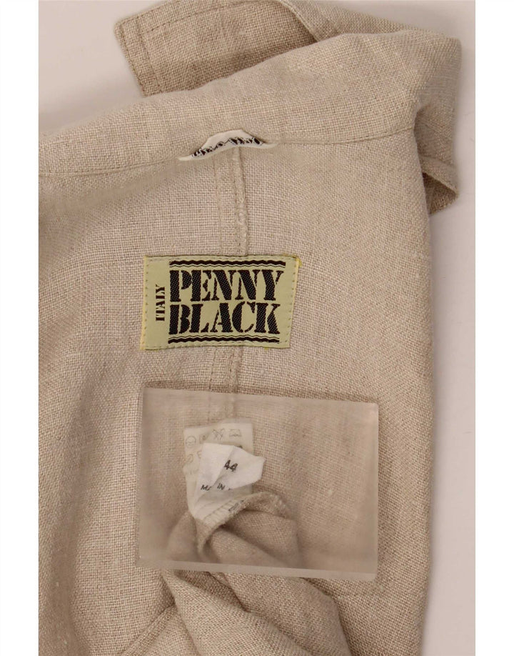 Übergroße Utility-Jacke für Damen von Penny Black, IT 44, mittelbeigeiges Leinen