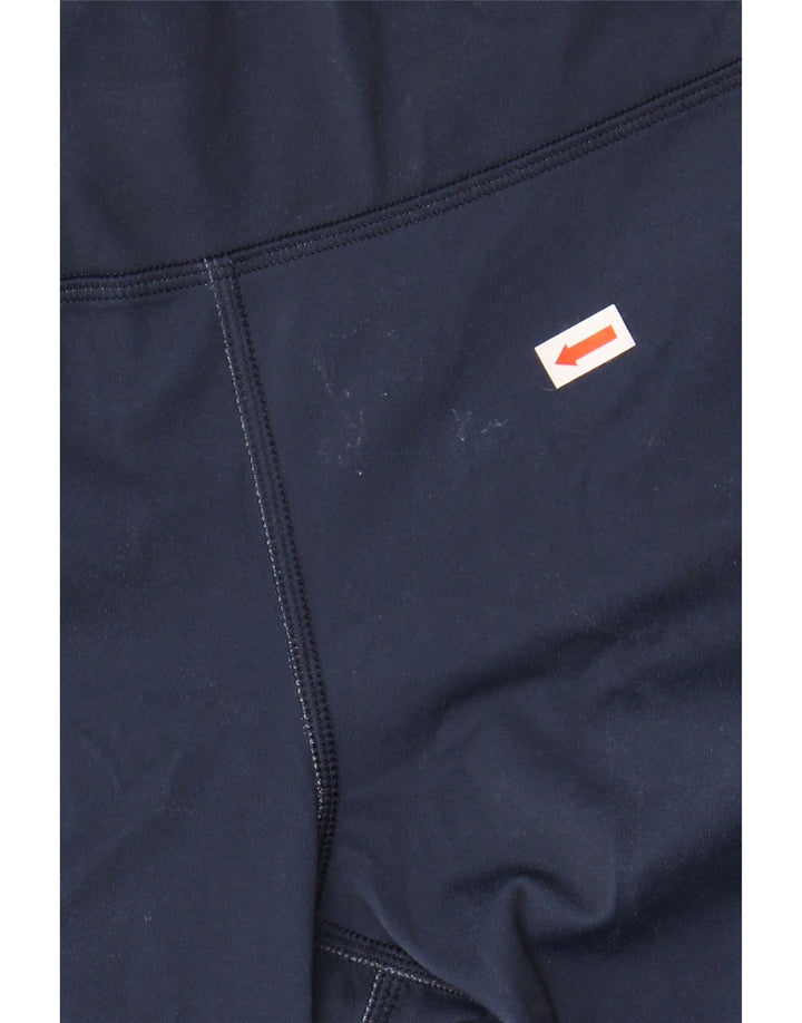 ATHLETA Damen Leggings UK 10 Small Marineblau Farbblock