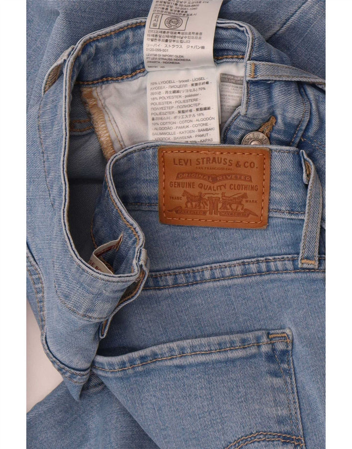 Levi's Damen 725 High Rise Bootcut Jeans W30 L32 Blau Lyocell