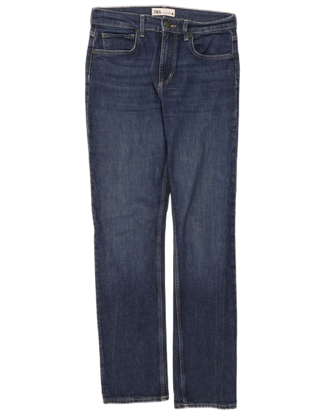 Zara Damen Slim Jeans EU 36 XS W26 L31 Blau