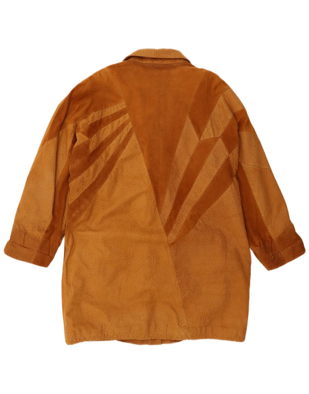 Barth Damen Wildledermantel UK 16 Großes braunes Leder
