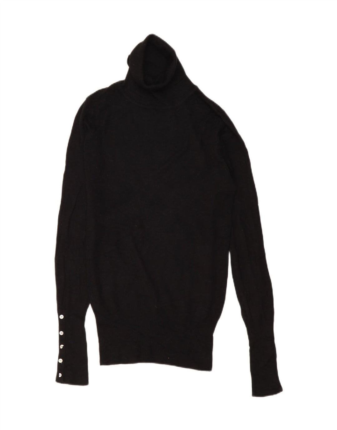 Zara Damen-Pullover mit Rollkragen, Gr. 10, Größe S, Schwarz, Viskose
