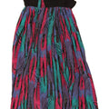 LIBRA Womens Abstract Pattern A-Line Skirt UK 12 Medium W30  Multicoloured Vintage Libra and Second-Hand Libra from Messina Hembry 