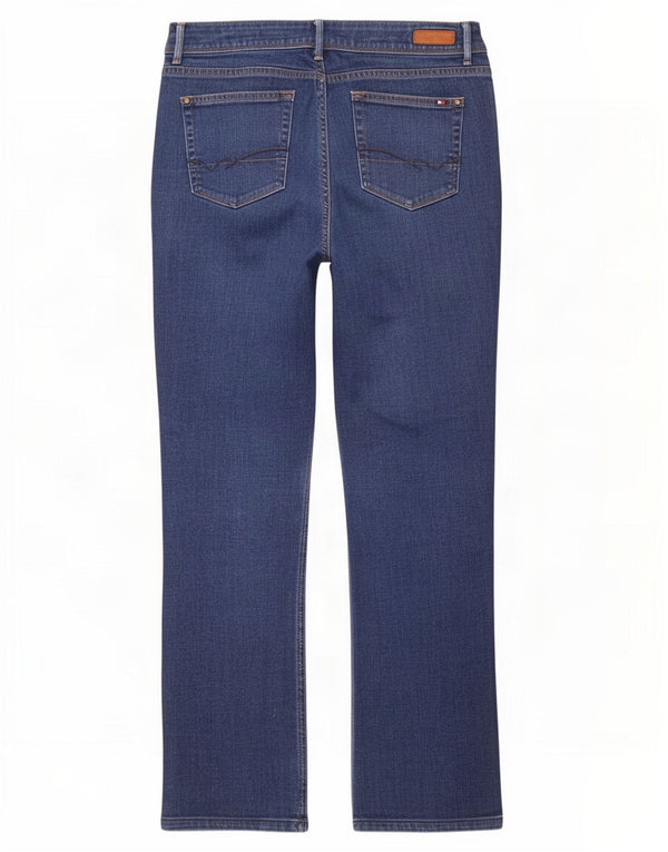 Tommy Hilfiger Damen Paris Classic Fit Straight Jeans W29 L32 Blaue Baumwolle