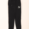 Puma Herren-Trainingshose, Jogginghose, Mittelschwarz, Farbblock-Polyester