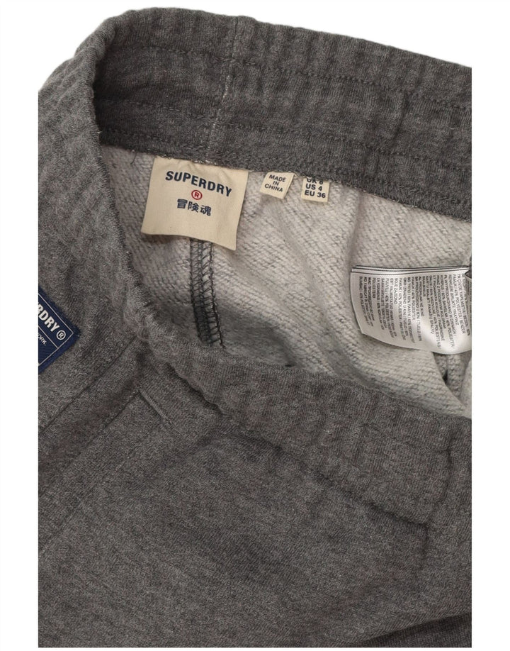 SUPERDRY Damen-Trainingshose, Jogginghose, Größe S, Größe S, Grau, Baumwolle