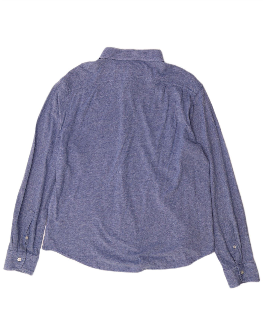 Carrera Herrenhemd XL Blau gefleckte Baumwolle